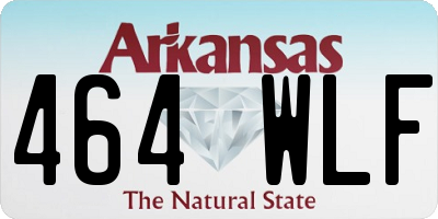 AR license plate 464WLF