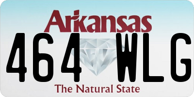 AR license plate 464WLG