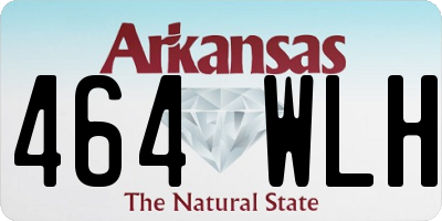 AR license plate 464WLH