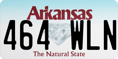 AR license plate 464WLN