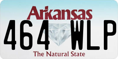 AR license plate 464WLP