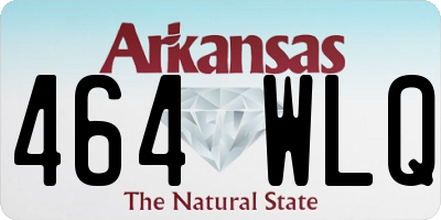 AR license plate 464WLQ