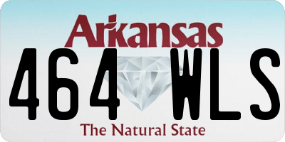 AR license plate 464WLS