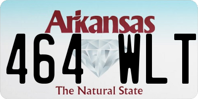AR license plate 464WLT