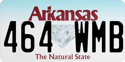 AR license plate 464WMB
