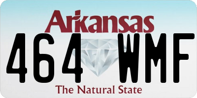 AR license plate 464WMF
