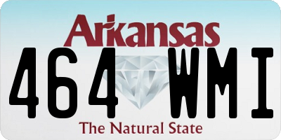 AR license plate 464WMI