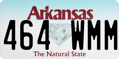 AR license plate 464WMM