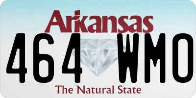 AR license plate 464WMO