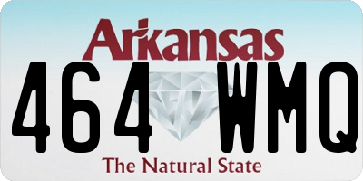 AR license plate 464WMQ