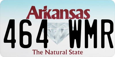 AR license plate 464WMR