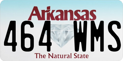AR license plate 464WMS