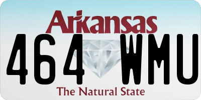 AR license plate 464WMU