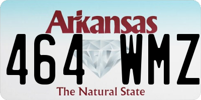 AR license plate 464WMZ