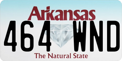 AR license plate 464WND