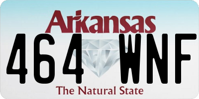 AR license plate 464WNF