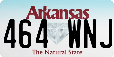 AR license plate 464WNJ