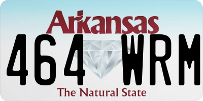 AR license plate 464WRM