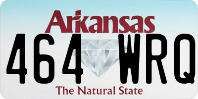 AR license plate 464WRQ