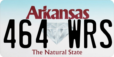 AR license plate 464WRS