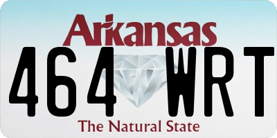 AR license plate 464WRT