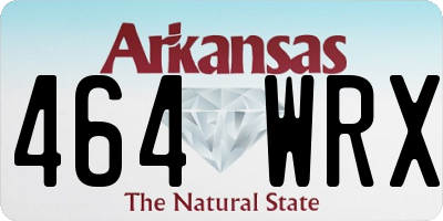 AR license plate 464WRX
