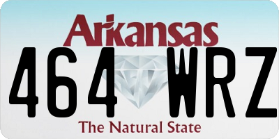 AR license plate 464WRZ