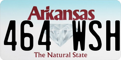 AR license plate 464WSH