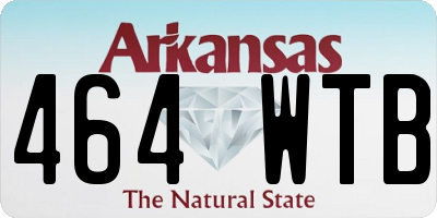 AR license plate 464WTB