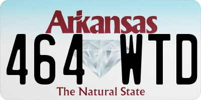 AR license plate 464WTD