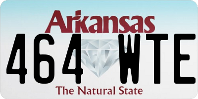 AR license plate 464WTE