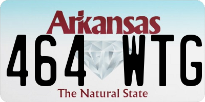 AR license plate 464WTG