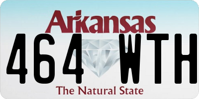 AR license plate 464WTH
