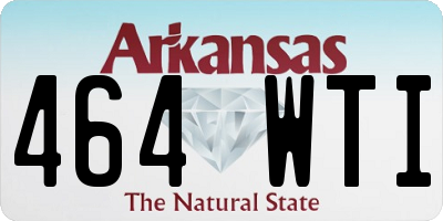 AR license plate 464WTI