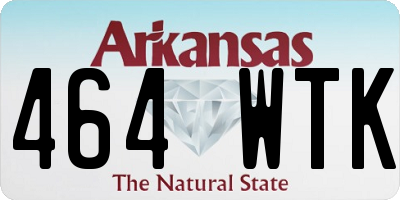 AR license plate 464WTK