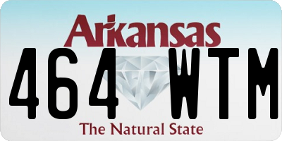 AR license plate 464WTM