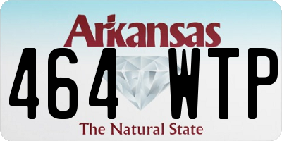 AR license plate 464WTP