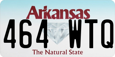 AR license plate 464WTQ