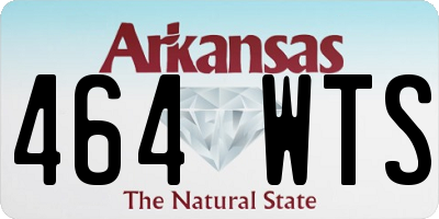 AR license plate 464WTS
