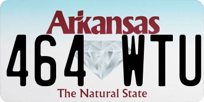 AR license plate 464WTU
