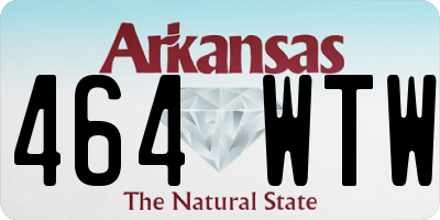 AR license plate 464WTW