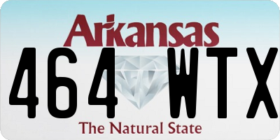 AR license plate 464WTX