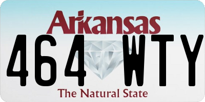 AR license plate 464WTY