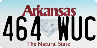 AR license plate 464WUC