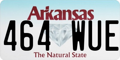 AR license plate 464WUE