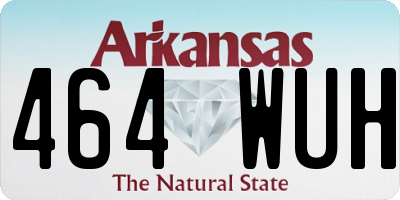 AR license plate 464WUH