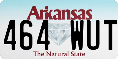 AR license plate 464WUT