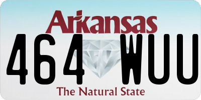 AR license plate 464WUU