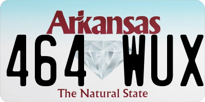 AR license plate 464WUX