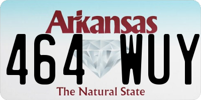 AR license plate 464WUY